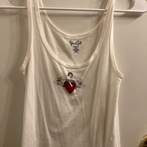 Brandy Melville White Cotton Tank Top
